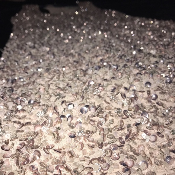 S- MLV LOLITA COTTON CANDY SEQUINS W/SLIT DRESS - Picture 5 of 9